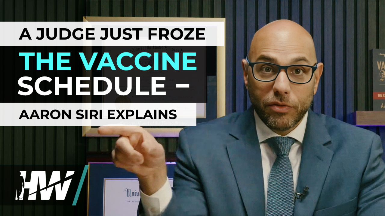 AARON SIRI: COURT BLOCKS HHS, ACIP FROZEN, ICAN PUSHES MAJOR VACCINE ...